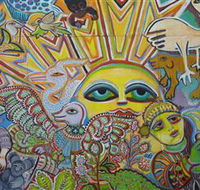 The Painting of Life by Mirka Mora - Phillip Island Accommodation