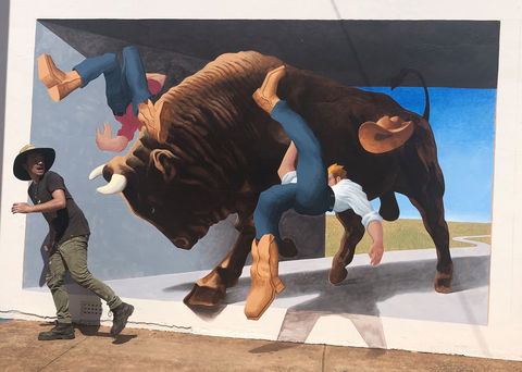 Big Bull Mural - Phillip Island Accommodation 0