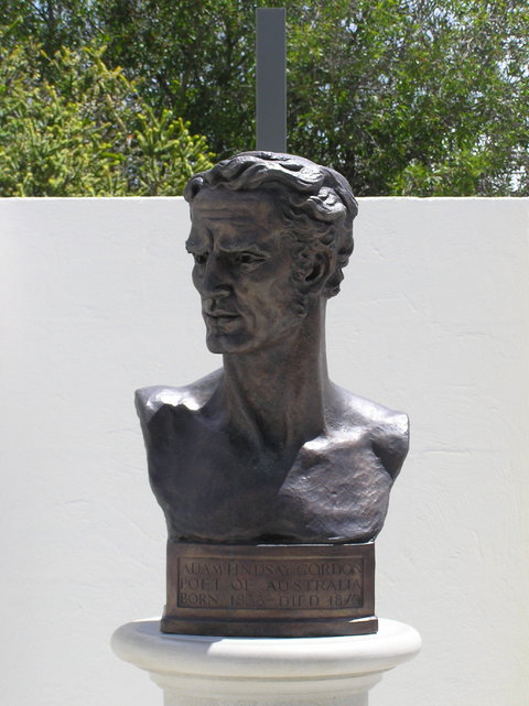 Adam Lindsay Gordon Bronze Bust - Phillip Island Accommodation 0