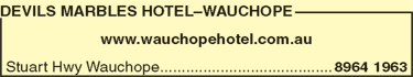 Devils Marbles Hotel–Wauchope - Phillip Island Accommodation 5