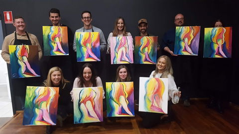 Paint And Sip Experience - Phillip Island Accommodation 1