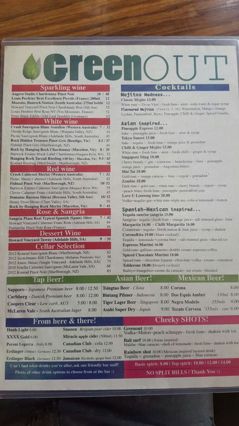 Greenout Pintxo & Mojito Bar - Phillip Island Accommodation 6