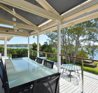 Morisset Bay Waterfront Views Lake House looking over Trinity Marina - Phillip Island Accommodation