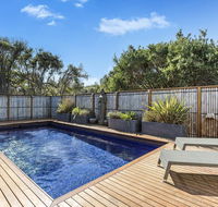Ocean Luxe Retreat Luxury House with pool tennis court fireplace walk to beach - Phillip Island Accommodation