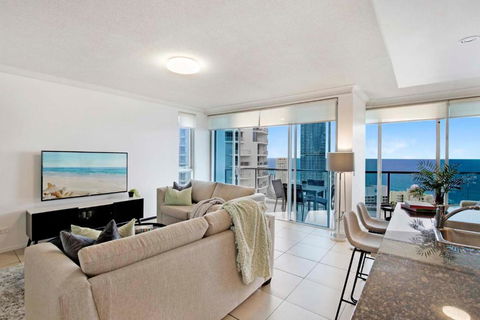 HIGH FLOOR GUARANTEE - 3 Bedroom Plus Study Apartments At Chevron Renaissance - Self Contained & Privately Managed - Wow Stay - Phillip Island Accommodation 1
