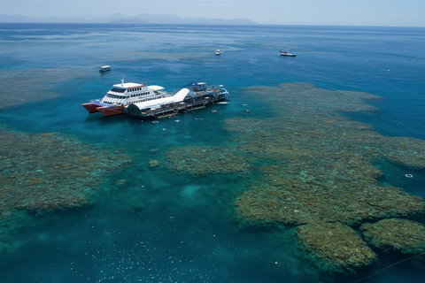 Scenic Helicopter Flight To Moore Reef And Return Snorkeling Cruise From Cairns - Phillip Island Accommodation 5